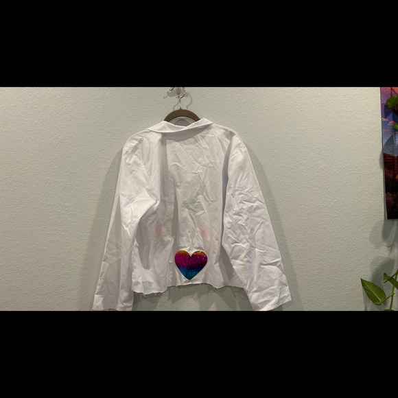 Decorated lab coat unisex small - Picture 2 of 3